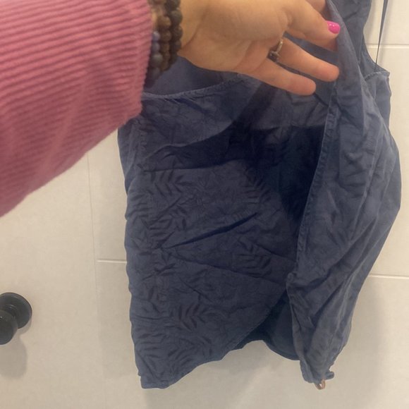 Tentree Blue Relaxed Sleeveless Tank Top - Picture 8 of 11